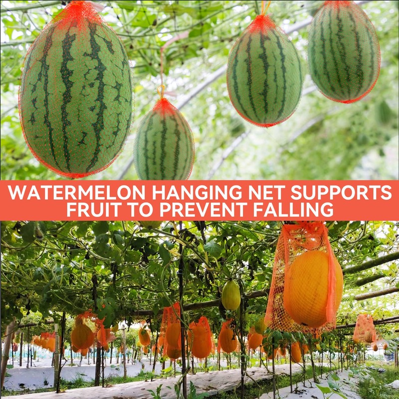 MAQIHAN 40pcs Watermelon Nets - Melon Nets Melon Hammock Heavy