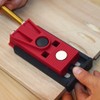 Woodworking Punch Positioner 9.5mm Adjustable Drill Locator 15° Working Angle