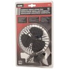 iLink Part No 1250 Black Oscillating Auto Fan