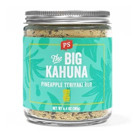 PS Seasoning Big Kahuna Pineapple Teriyaki Rub- Hawaiian Seasoning Dry BBQ Rub for Chicken, Pork, Beef, Fish, Vegetables