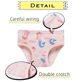 Boboking Girls Castle Underwear Little Kids Soft Panties Baby Girl Briefs 12-pack 5years