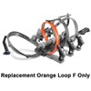Hot Wheels Replacement Loop, FTB65 Corkscrew Crash Track Set, Orange,