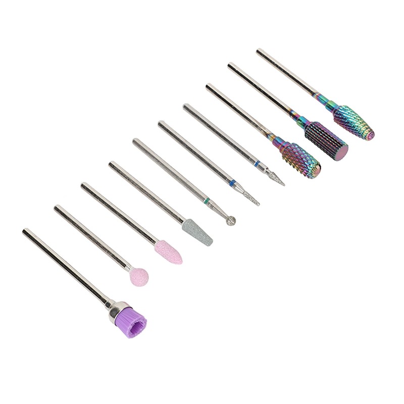 Nail Drill Bits Set Tungsten Steel Nail Art Grinding Head
