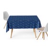 Martina Home Anchor Blue Resin Coated Tablecloth 100cm x 140cm