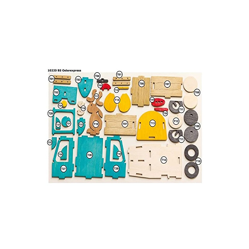 Easter Bunny in Car Craft Set Easter Express