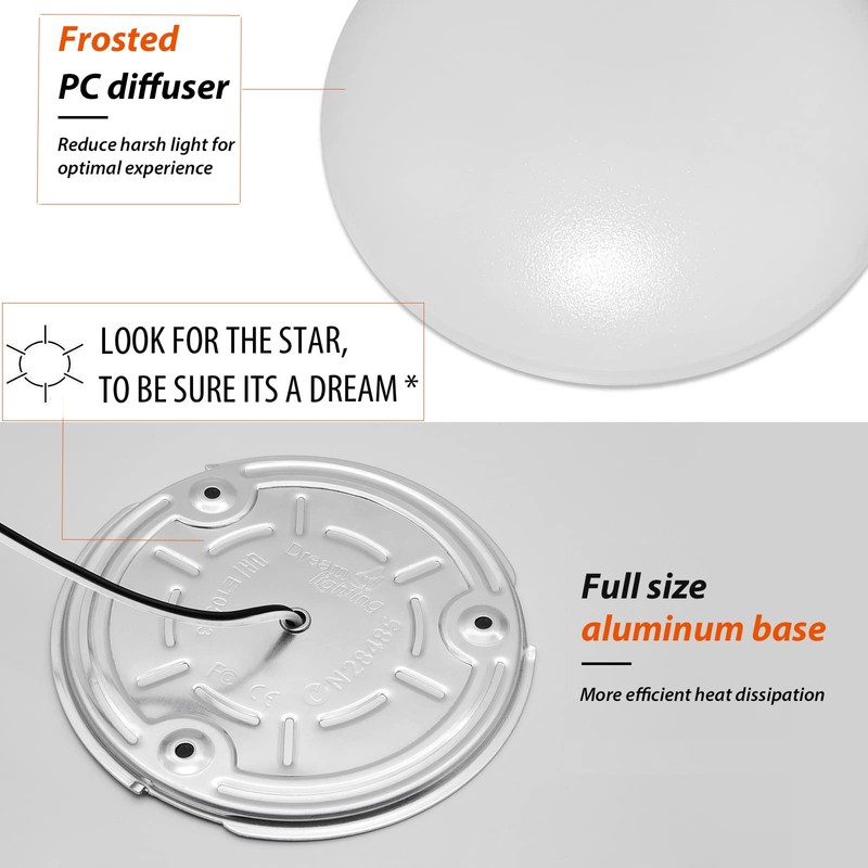 Dream Lighting 12V 4.5inch RV Interior Lighting - 5.4W LED