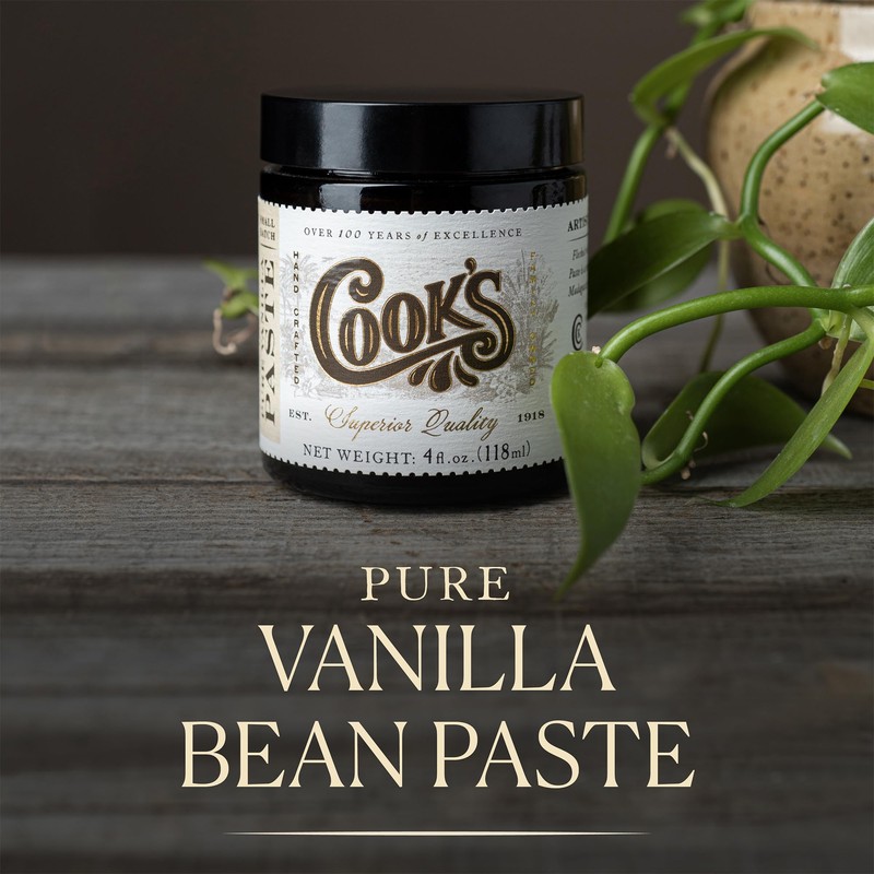 Cook’s, Pure Vanilla Bean Paste (Puree), World’s Finest Gourmet Fresh