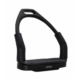 AMKA Stirrups with Joint Black Safety Stirrups in 10, 12 and 13 cm Tread Width