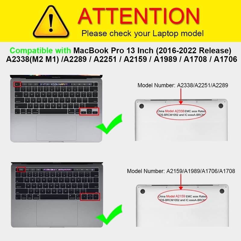 Fintie - Funda para MacBook Pro de 13 pulgadas A2338