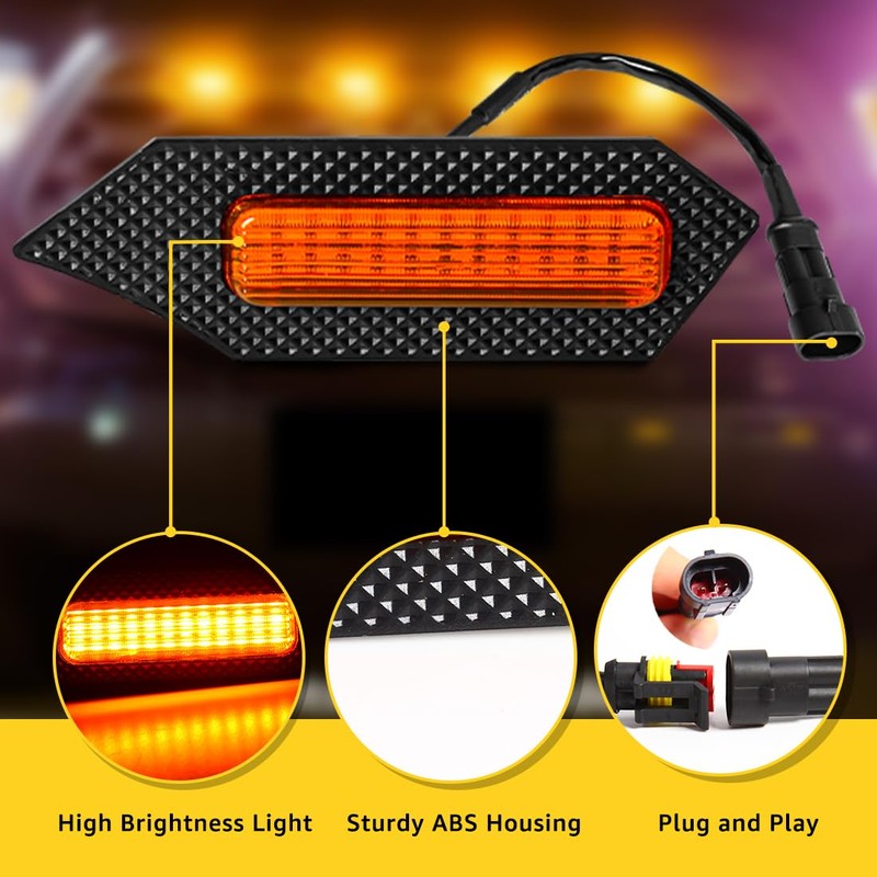 AFOGGEST Grill Light For Tacoma TRD Off-Road 2024 2025, Smoked