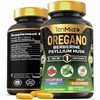 Tenmido Oregano Supplements - 6in1 with Berberine, Psyllium Husk, Garlic,