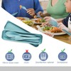 2 Sets Portable Reusable Cutlery Set with Case – Eco-Friendly