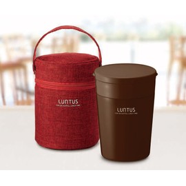 asuberu Heat Preservation, Cold Soup Bottle Bag "rantasu" Red 3244