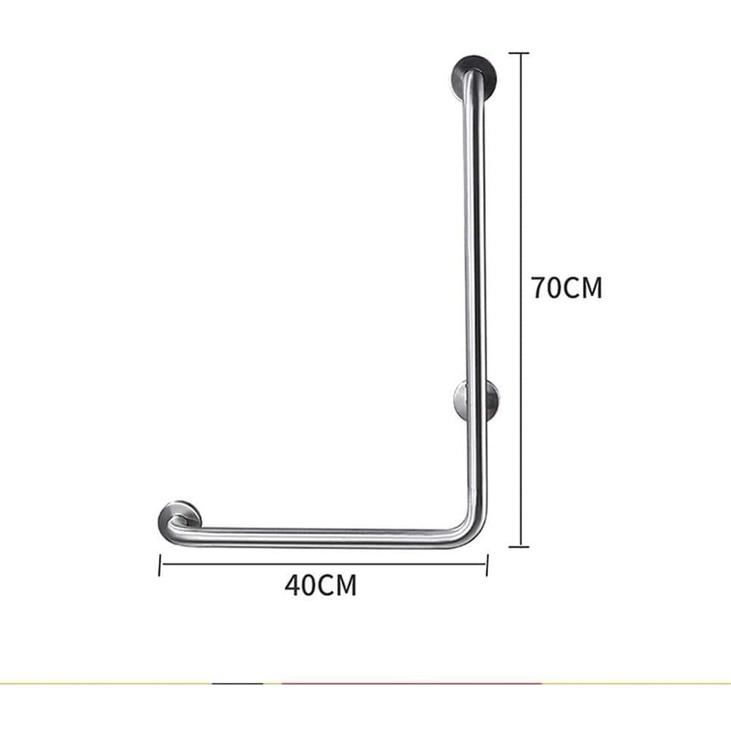Shower Handicap Grab Bars for Bathroom Wall, L-Shaped Grab Bar,