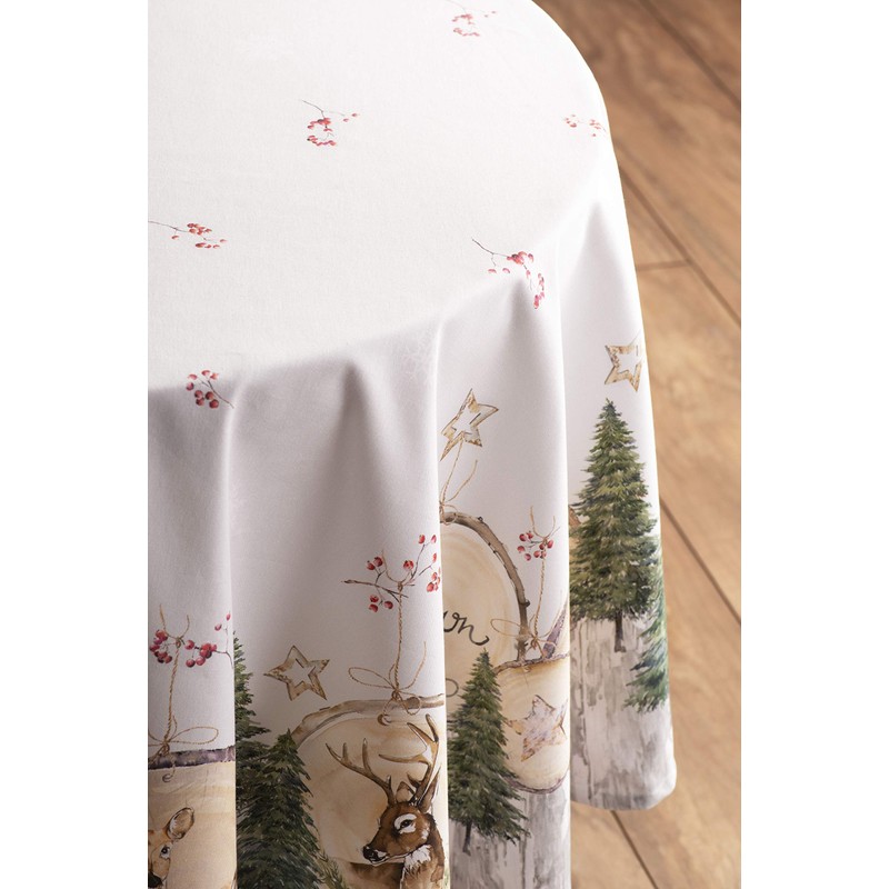 Maison d' Hermine Mountain Life 100% Cotton Tablecloth Kitchen Dining