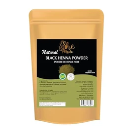 Pure Natural Black Heena Powder, Natural Hair Color, Kali Mehendi for Soft & Shinier Hair
