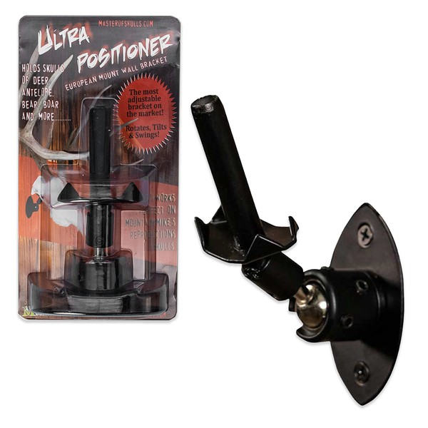Mountain Mike's Ultra Positioner Adjustable Skull Wall Mount, Black (MMR