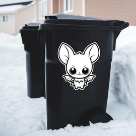 Extra Large 460mm 'Cute Bat' Permanent Sticker Decal for Cars/Windows/Bins/Walls (DW00124803)