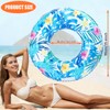 4 pcs Large Luau Pool Floats Inflatable Floaties Rings for
