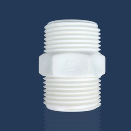 XINWOO Faucet Adapter Fitting Connections Parts for Water Filters/Reverse Osmosis RO Systems(G1 NPT Male x G1 Male,10 Pack)