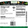 Frontier Co-op Organic Ginkgo Leaf, 1lb Bulk Bag, Cut and