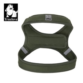 WINHYEPET Truelove Dog Harness Soft Mesh Reflective Breathable Step-In Dog Harness,Easy Adjustment Harness with Safety Buckle for Extra Small and Small Dogs, Vest Harness TLH3013(Moss Green,S)