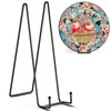 TR-LIFE 14 Inch Black Metal Plate Stand (3 Pack) -