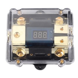 04 Gauge Holder,Holder W Display 1 in 2 Out Suuonee Power Car Digital O Brand: Akozon 5.0 of 5 Stars1 Reviews Box Transparent 0/2/4 Gauge Way Voltage with 100A Distribution Block