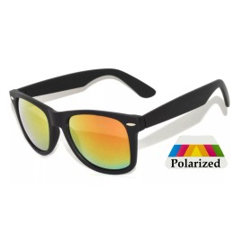 owl KIDS BLACK SUNGLASSES POLARIZED MIRROR LENS PROTECT CHILD'S EYES UVB WITH POUCH