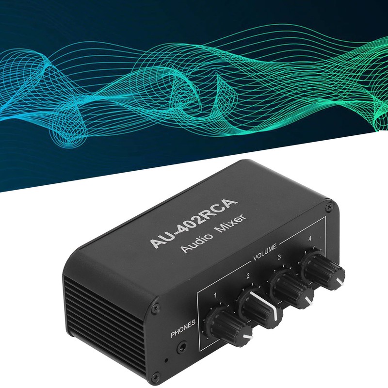 Bidirectional Audio Switcher 4 Way Stereo L R Sound Channel