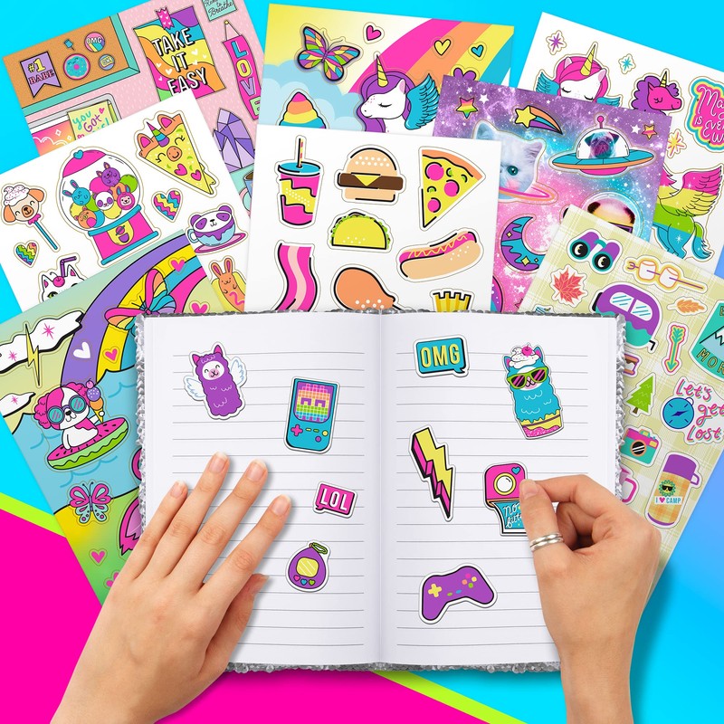 Basic Fun Fashion Angels 1000+ Totally Rainbow Stickers