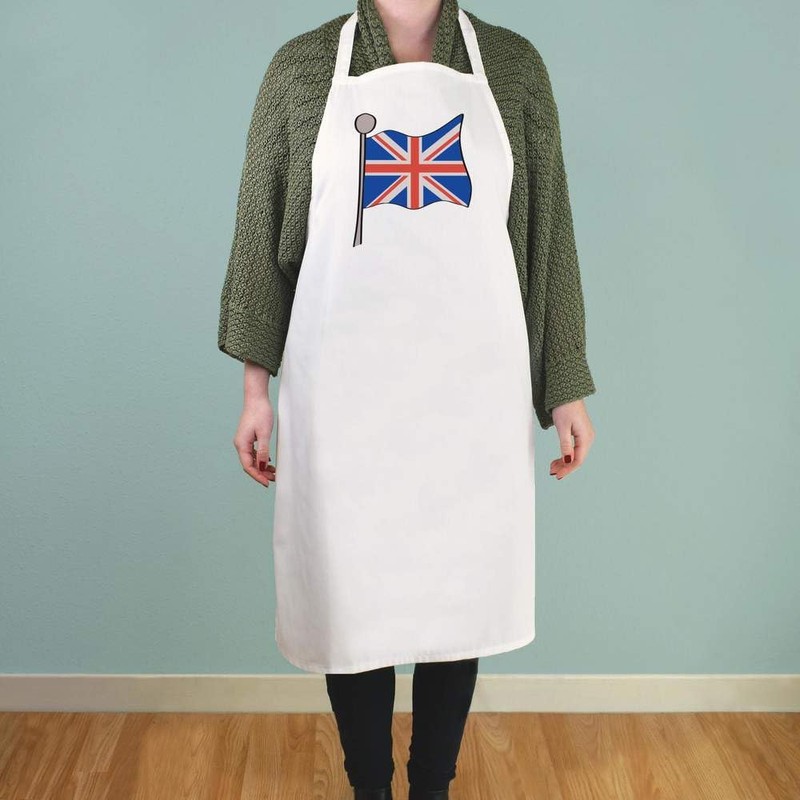 Azeeda 'Union Jack flag' Unisex Cooking Apron (AP00071250)