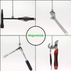 Telescopic magnetic lifter, 4.5 kg magnetic rod, telescope, 76 cm,