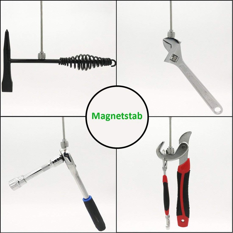 Telescopic magnetic lifter, 4.5 kg magnetic rod, telescope, 76 cm,
