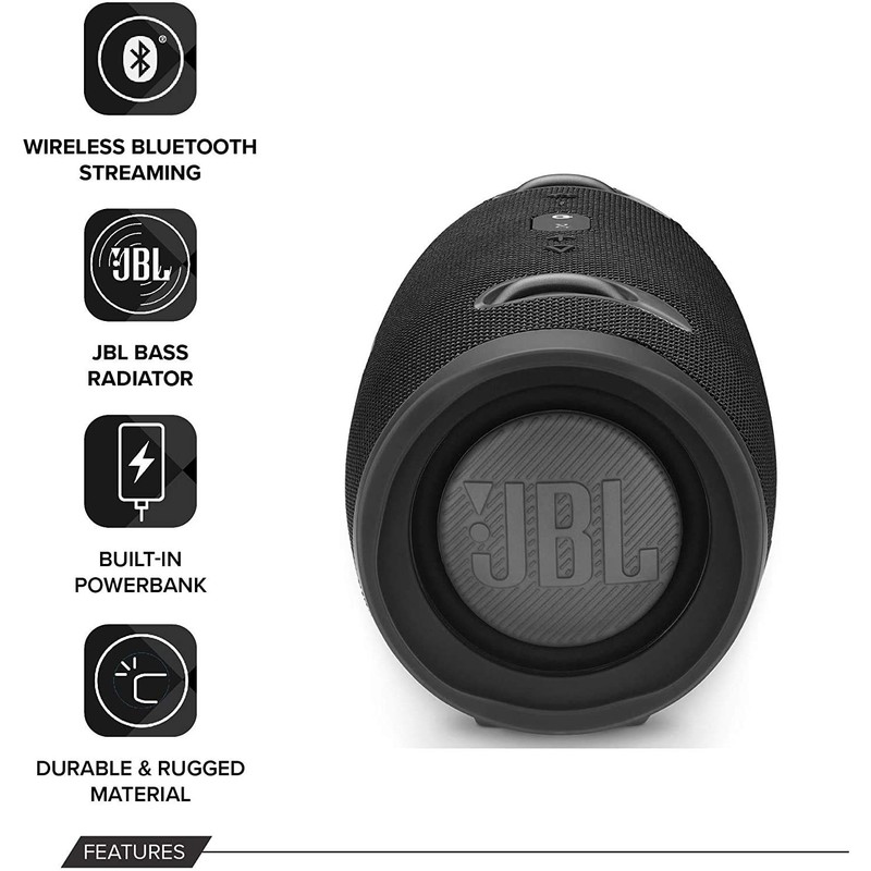 JBL Xtreme 2 Portable Waterproof Wireless Bluetooth Speaker - Black