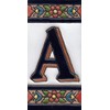 House Numbers Ceramic Numbers & Letters Tiles Red Blue &