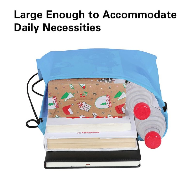 Drawstring Backpack, 30 Pcs Bulk Draw String Bags, Polyester Cinch