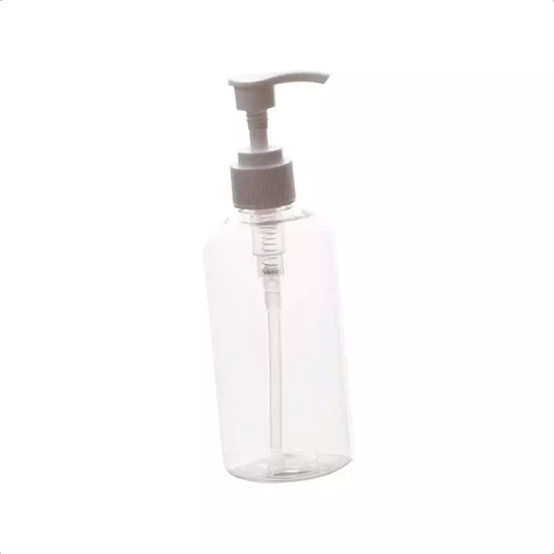 주방세제용기 샴푸용기 투명 펌프 250ml 리필 화장품 욕실 다용도 Transparent