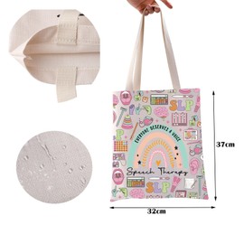 Speech Therapy Tote Bag Everyone Deserve A Voice Speech Therapy Reusable Grocery Shopping Bag SLP Appreciation Gift (SLP Tote)