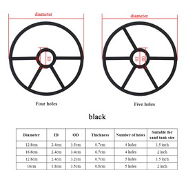 OemClima 1.5 2 inch Multiport valve spider gasket swimming pool sand filter spares pool diverter valve 4 5 branch