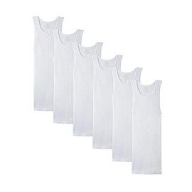 Fruit of the Loom Men's 6pk Tank - (White, XLarge)