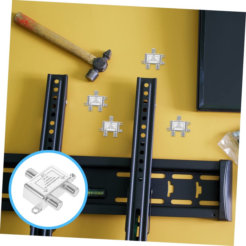 FUNOMOCYA Splitter Tv Antenna Cable Power Divider Signal Splitter Accessory