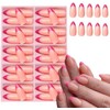 120 Piezas Uñas Postizas, Uñas Postizas Cortas, Uñas Press On