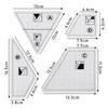 4 Pieces Ruler Template Set, Patchwork Ruler Sewing, Quilting Patchwork