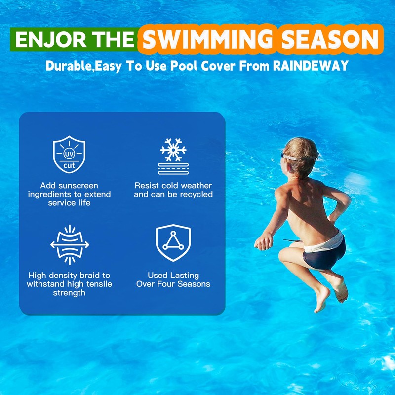 20Ft Pool Covers for (16Ft) Above Ground Pools, Winter Pool