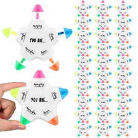 Chivertion 30 Pcs Christian Gifts Bible Highlighters and Pens No Bleed Inspirational Highlighters Brush Tip Bulk Church Sunday School Gift Bible Study Supplies Religious Stationery