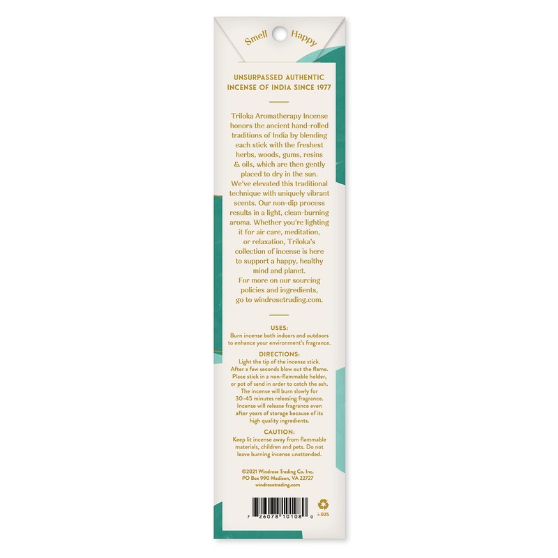 Triloka Original Incense, Special Sandalwood, 10 Sticks