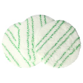 vhbw 3 x Polishing Pad Compatible with Kärcher FP 303 Suction Bean - Polishing Disc Set for Laminate Green White