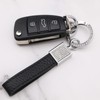 OTOTEC Leather Car Keychain with Glitter Rhinestones Universal Key Fob