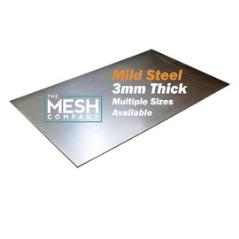 CAR REPAIR RAPID BARGAIN MILD STEEL SHEET METAL MIG Welding Metalwork (3mm Thick - 100mm x 100mm - 2 Pack)